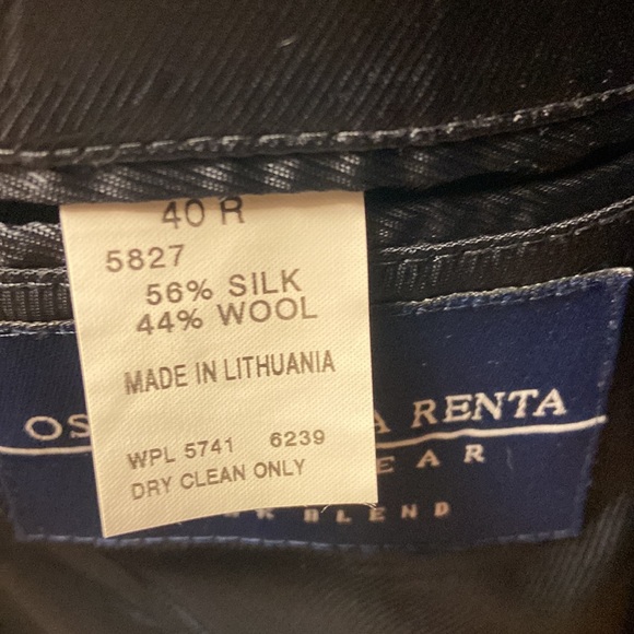 Oscar De La Renta  classy rich looking men blazer Size 40 Regular - Picture 5 of 5